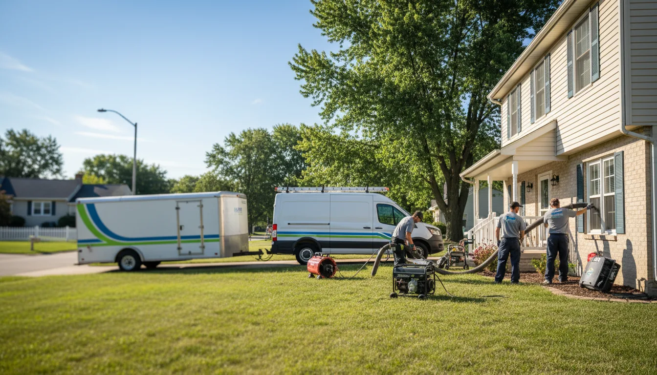 Flooded Basement Restoration And Cleanup With Repair in Hunter, KS near me